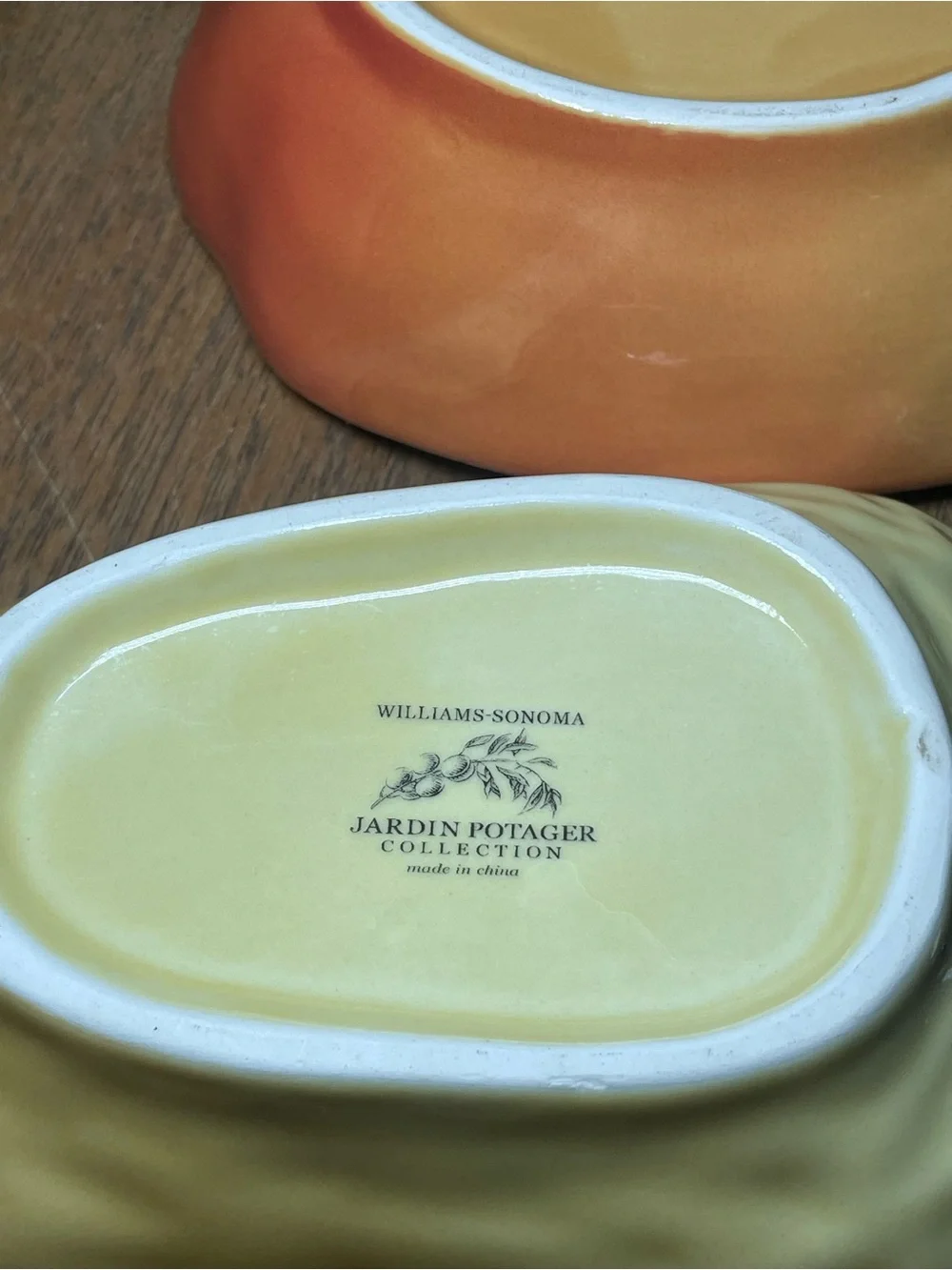 Williams Sonoma Jardin Potager Vegetable Serving Dishes Set of 4